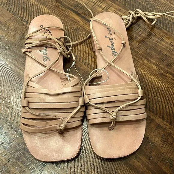 FREE PEOPLE Cami Huarache Wrap Sandals