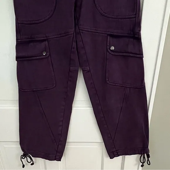 Free People Come And Get It Utility Pants Size XS New Relaxed Cargo 100% Cotton