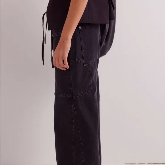 Free People CRVY Outlaw Wide-Leg Jean NWT