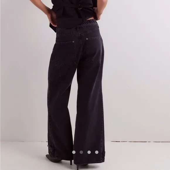 Free People CRVY Outlaw Wide-Leg Jean NWT
