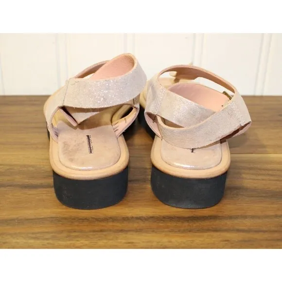FREE PEOPLE EVIE WRAP SANDAL in Rose Gold Boho NEW! Size 7.5