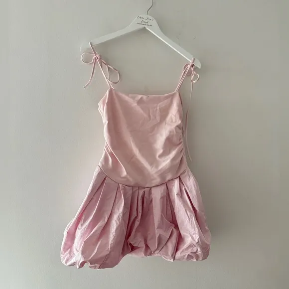 FREE PEOPLE Genevieve Blush Pink Mini Dress S