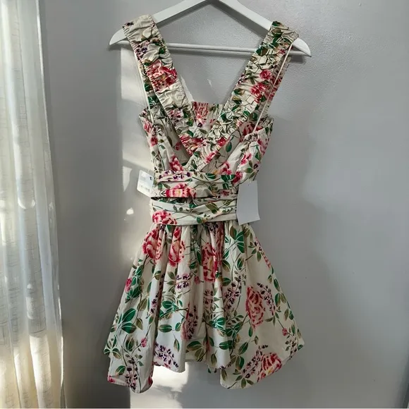 Free People Matilde Floral Mini Dress