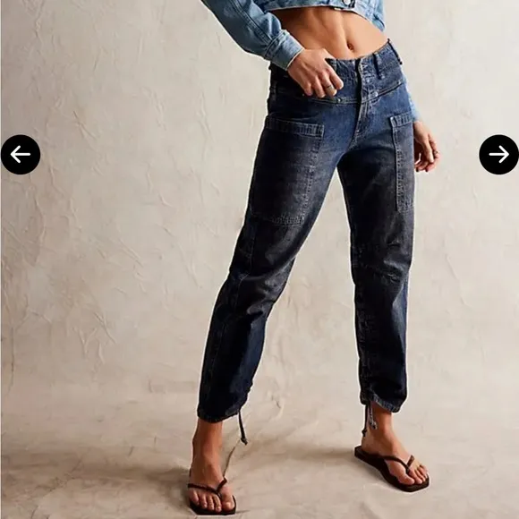 Free People Oasis Denim Crop Jeans, Size: 26- NWOT