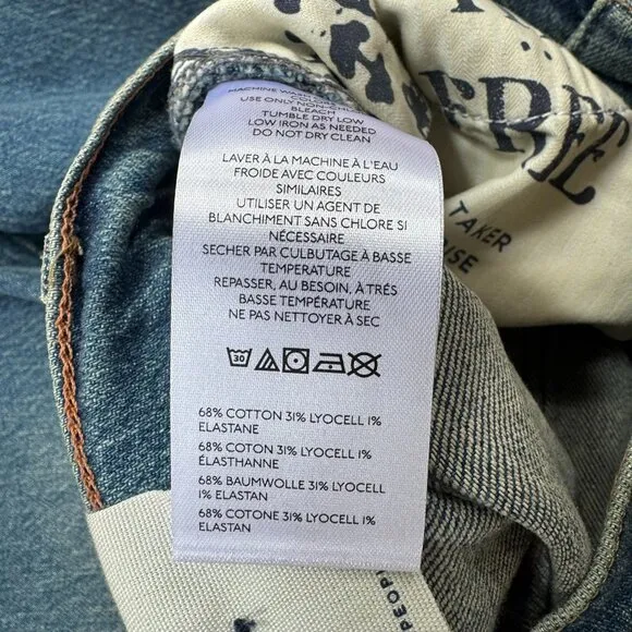 Free People Risk Taker Mid Rise Jeans We The Free Denim Homegrown Blue