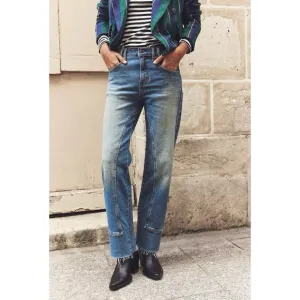 Free People Risk Taker Mid Rise Jeans We The Free Denim Homegrown Blue