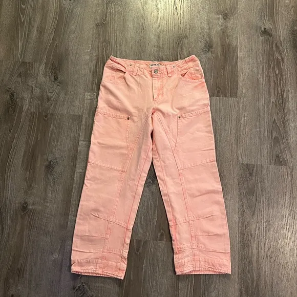 Free People SUPERSONIC SLIM PANT  IN CORAL PINK