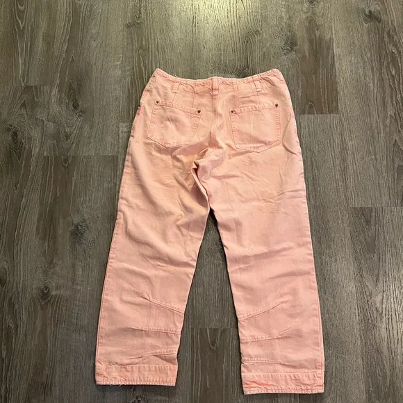 Free People SUPERSONIC SLIM PANT  IN CORAL PINK