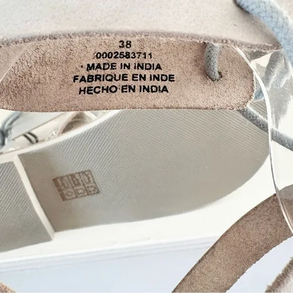 Free People Vacation Day Leather Wrap Sandals