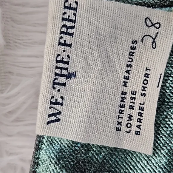 Free People We The Free Extreme Measures Metallic Barrel Shorts Kryptonite