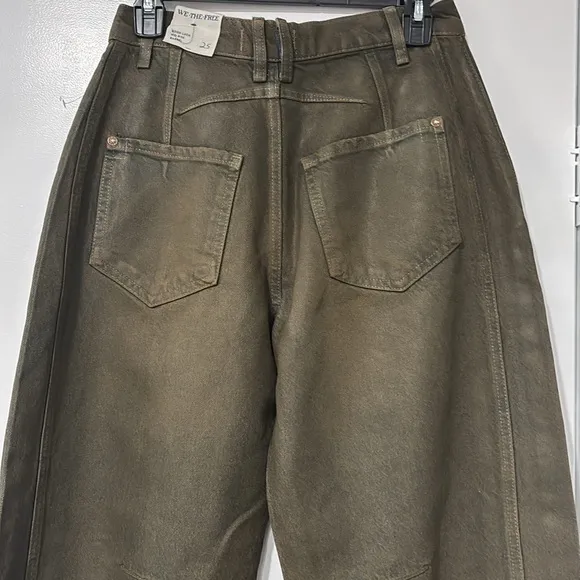 Free people We The Free Good Luck Coated Jeans