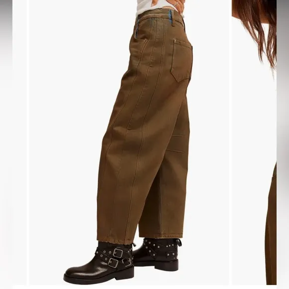 Free people We The Free Good Luck Coated Jeans