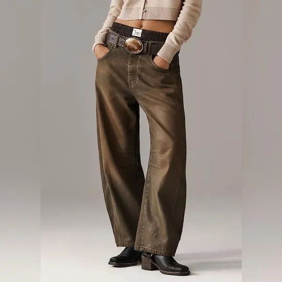 Free people We The Free Good Luck Coated Jeans