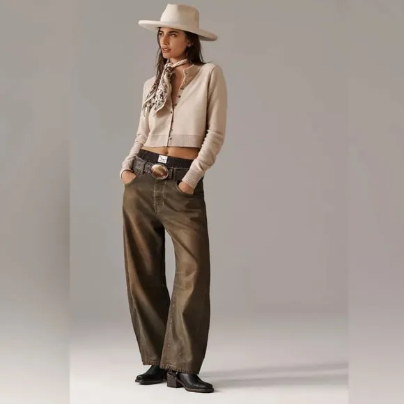 Free people We The Free Good Luck Coated Jeans