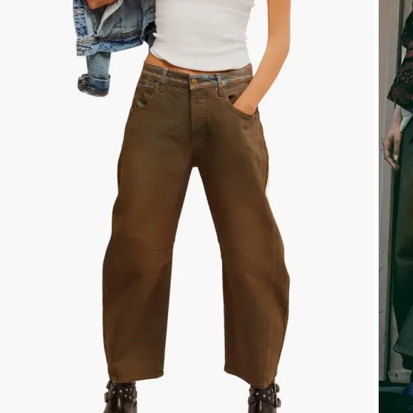 Free people We The Free Good Luck Coated Jeans