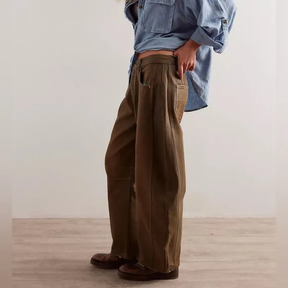 Free people We The Free Good Luck Coated Jeans