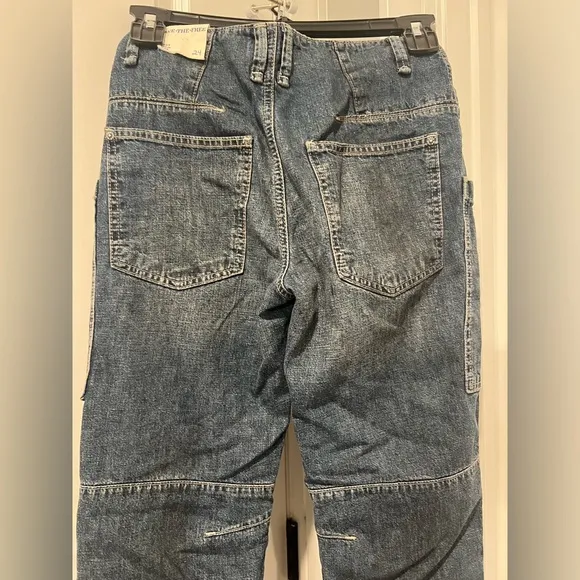 Free People We The Free Oasis Denim Crop Jeans NWT