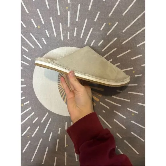 Free People Nova Cozy Sheepskin Flats