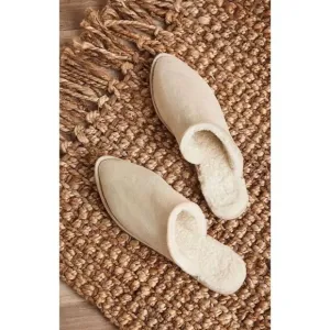 Free People Nova Cozy Sheepskin Flats