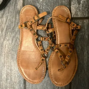 Frye flat sandals