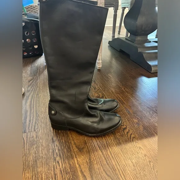 Frye Melissa Button Back knee high Boots