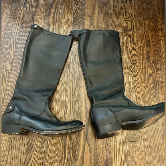 Frye Melissa Button Back knee high Boots