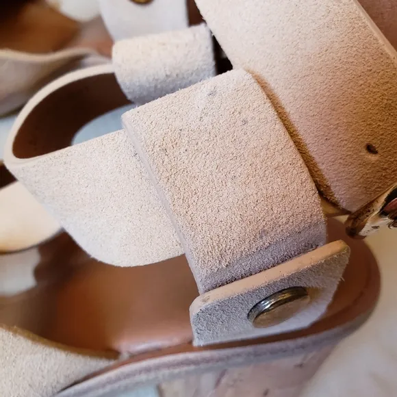Frye Nina Rivet Ankle Wrap Sandals 8.5