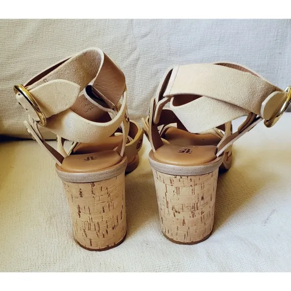 Frye Nina Rivet Ankle Wrap Sandals 8.5