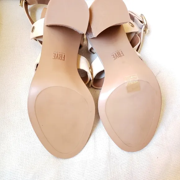 Frye Nina Rivet Ankle Wrap Sandals 8.5