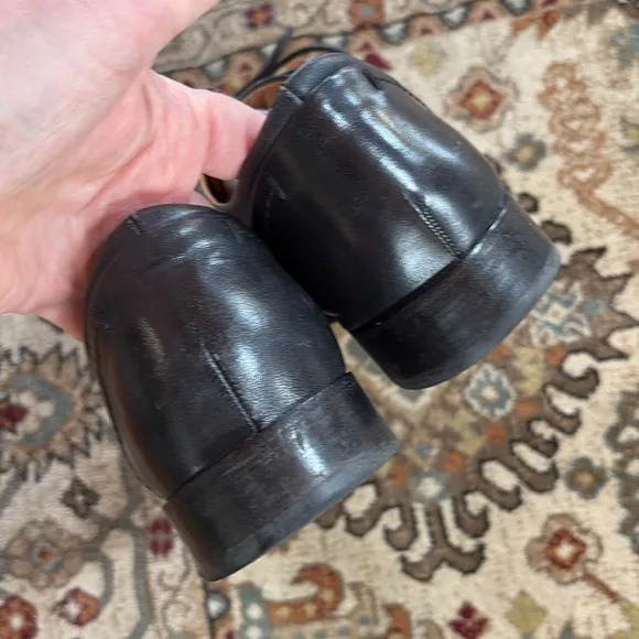 Frye Womens Elyssa Oxford Black Size 10 M excellent condition barely worn