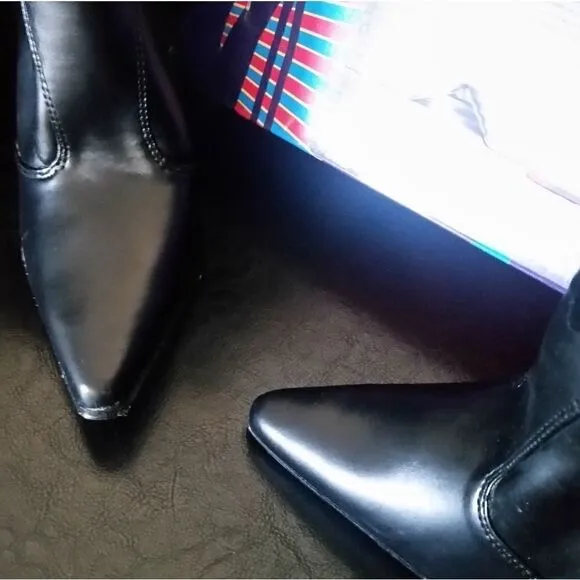 FUNTASMA BLACK SEXY HIGH HEELED BOOTS