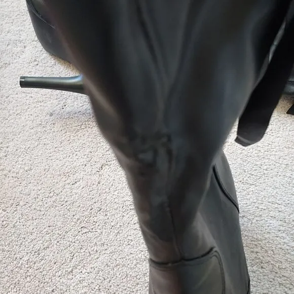FUNTASMA BLACK SEXY HIGH HEELED BOOTS