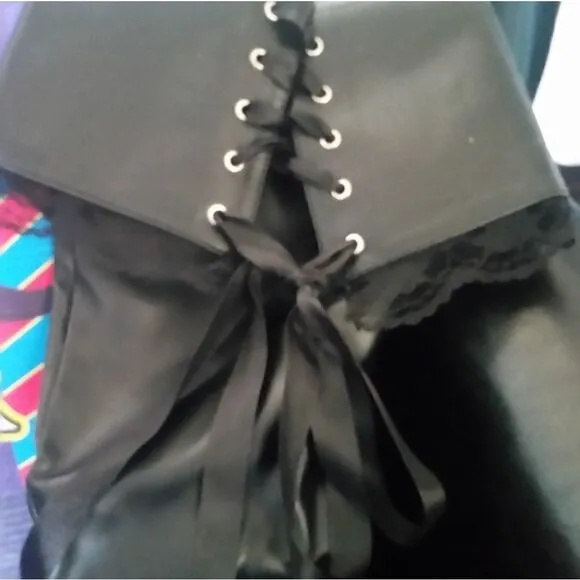FUNTASMA BLACK SEXY HIGH HEELED BOOTS