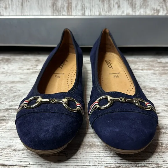 Gabor Ballet flats 44.165.16 Navy blue Women’s sz 7.5