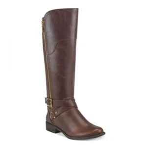 GBG by Guess Haydin  Leather Riding Boots Size 7.5M Women's Color Dark B…