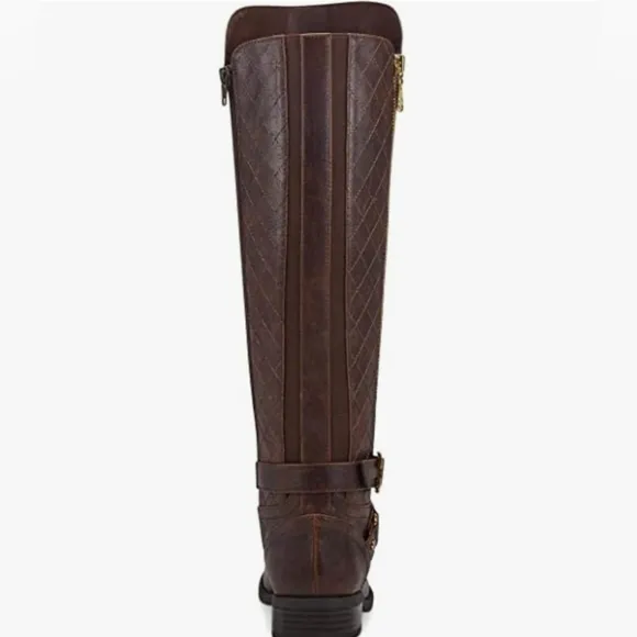 GBG by Guess Haydin  Leather Riding Boots Size 7.5M Women's Color Dark B…