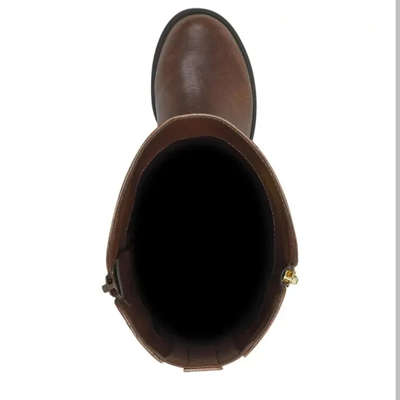 GBG by Guess Haydin  Leather Riding Boots Size 7.5M Women's Color Dark B…
