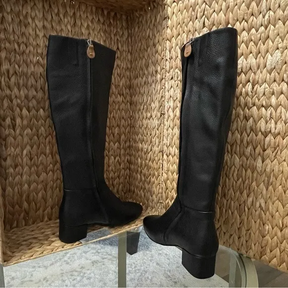 Gentle Souls by Kenneth Cole Ella Stove Black Knee High Leather‎ Boots