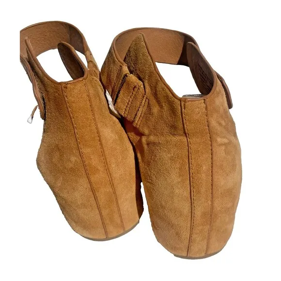 Gentle Souls | Leather Suede Sandals Gianna 2 Ankle Strap Wedge Women's Size 10