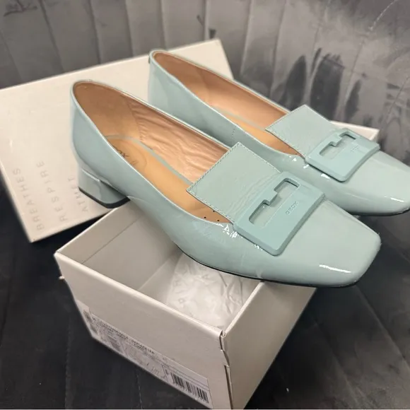 Geox Blue Flats Classic Loafer Design size 38