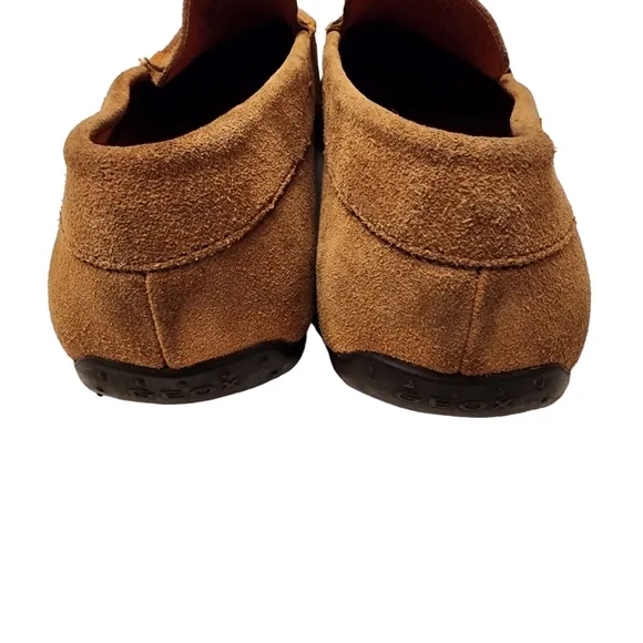 Geox Kosmopolis Toffee Suede Men's Loafers Size 11.5