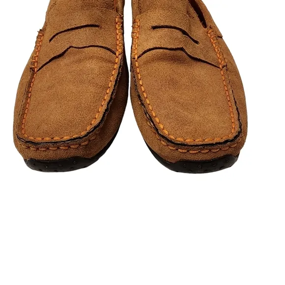 Geox Kosmopolis Toffee Suede Men's Loafers Size 11.5