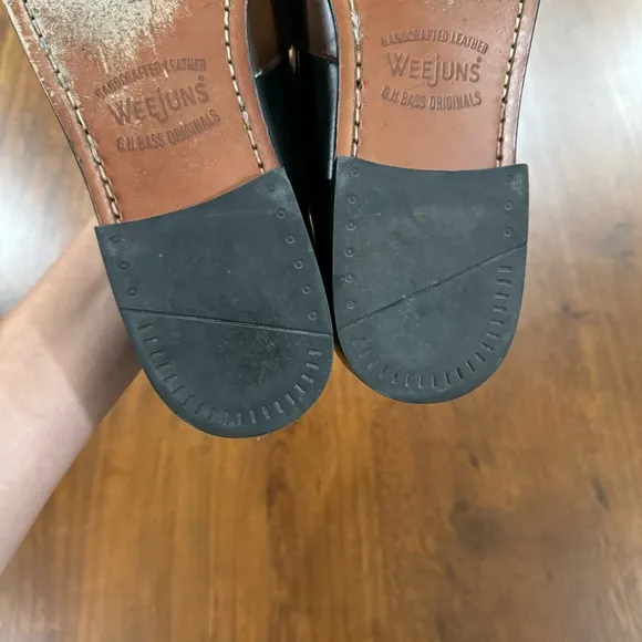 GH Bass Weejuns Logan Two Tone Color Block Loafers Size 12