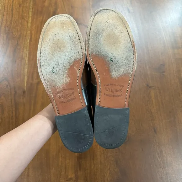 GH Bass Weejuns Logan Two Tone Color Block Loafers Size 12