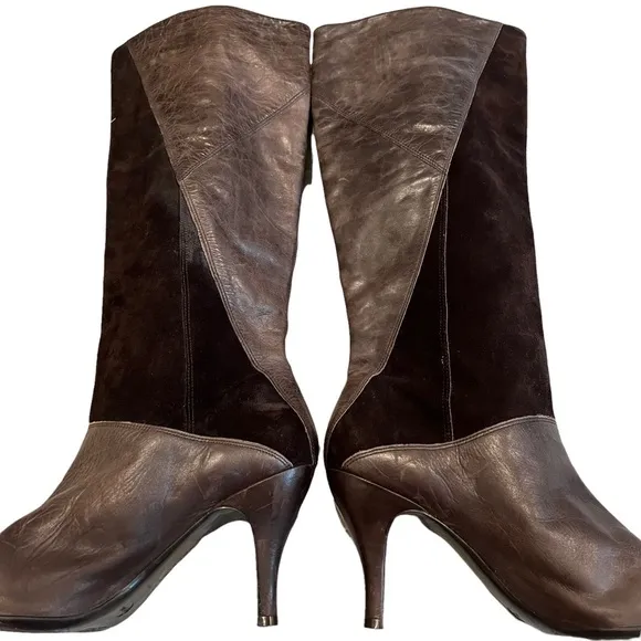 Gianni Bini Vintage Leather Knee High Boots
