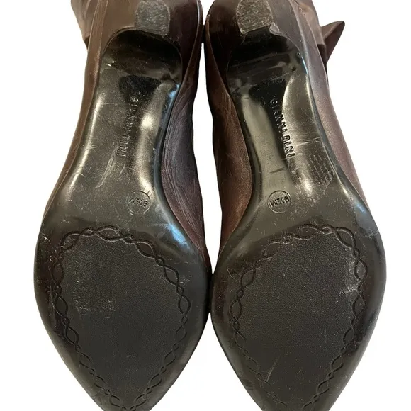 Gianni Bini Vintage Leather Knee High Boots