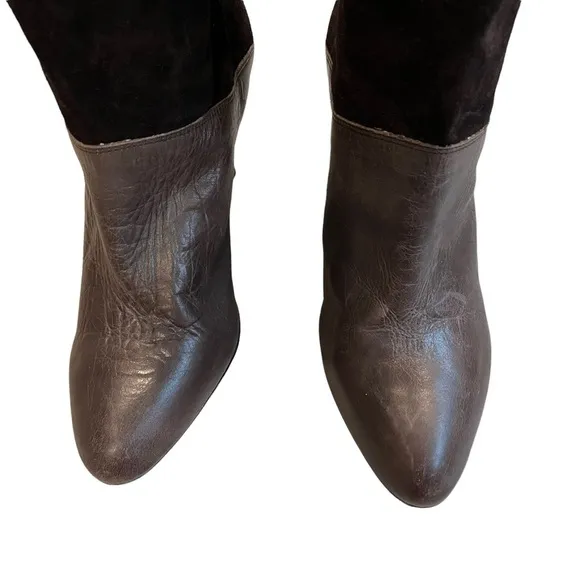 Gianni Bini Vintage Leather Knee High Boots