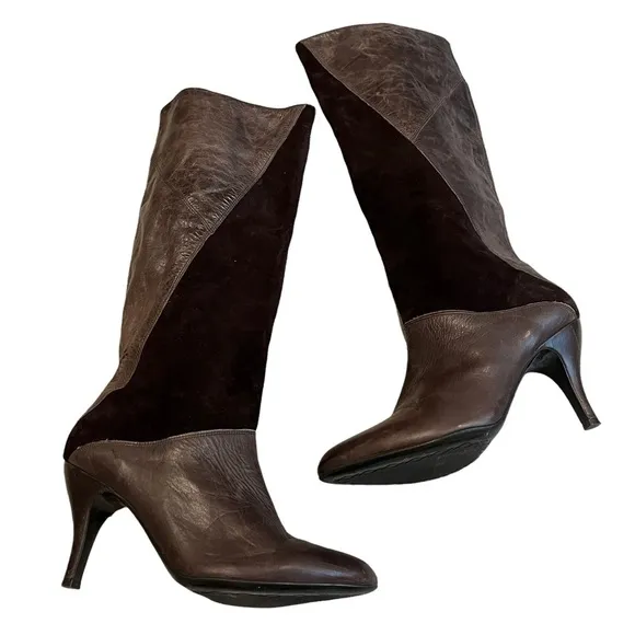 Gianni Bini Vintage Leather Knee High Boots
