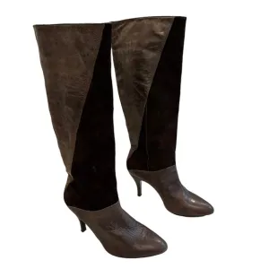 Gianni Bini Vintage Leather Knee High Boots