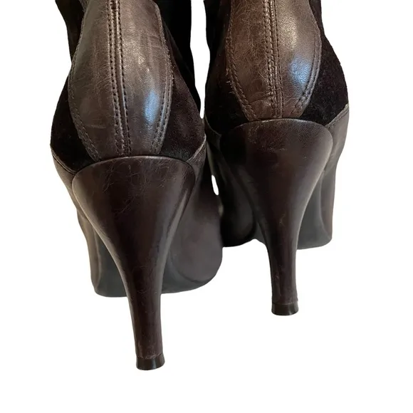 Gianni Bini Vintage Leather Knee High Boots